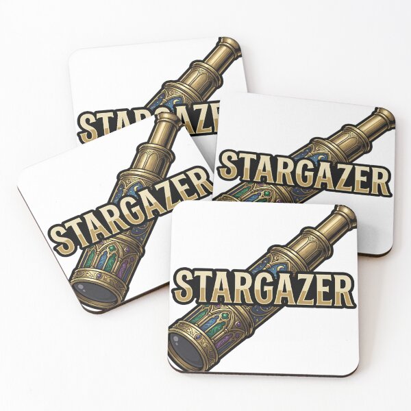 Item preview, Stargazer Dark Academia Telescope - Brass Scholar Emblem designed and sold by IllumeInk.