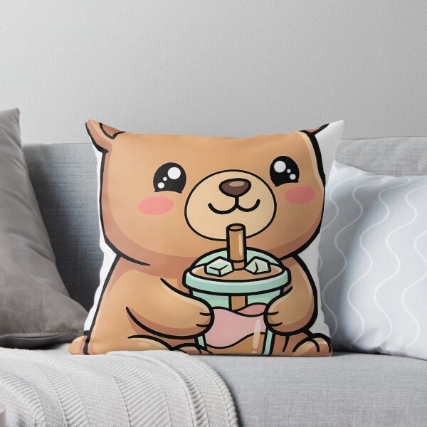 Item preview, Cute Kawaii Iced Coffee Bear Holding a Cold Brew Cup designed and sold by pumsquare.