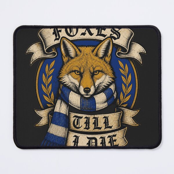 Item preview, Foxes Till I Die - Retro Fox Football Fan designed and sold by Rebel Rewind.