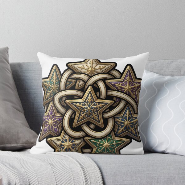 Item preview, Seven Stars - Gold Cluster Constellation Gothic Emblem designed and sold by IllumeInk.