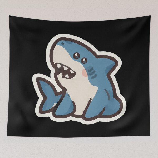 Item preview, Cute Shark Chibi designed and sold by JonesBinns.