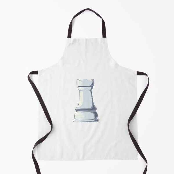 Item preview, White Chess Rook Piece Minimalist Illustration designed and sold by artmakac.