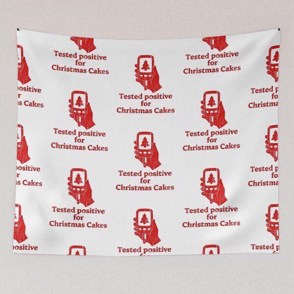 Item preview, Tested Positive For Christmas Cakes Funny Diabetic Holiday Glucometer designed and sold by ConklinZ.