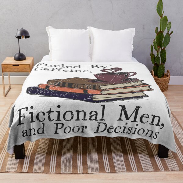 Item preview, Fueled by Caffeine, Fictional Men, and Poor Decisions designed and sold by Leslie Makes Stuff.