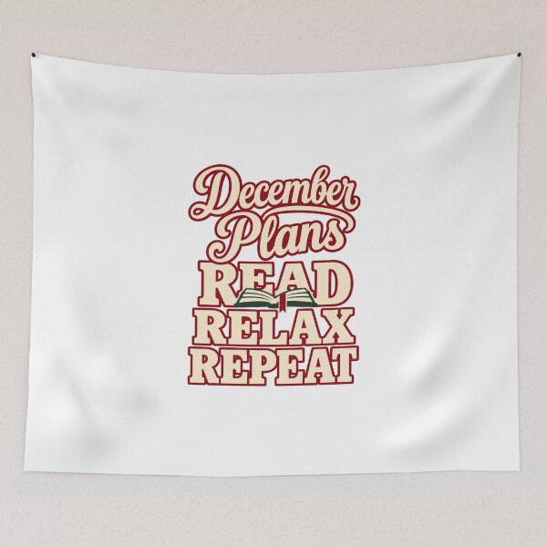 Item preview, December Plans Read Relax Repeat designed and sold by cybersilverhand.