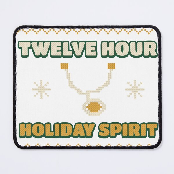 Item preview, Twelve Hour Holiday Spirit Funny Christmas Nurse designed and sold by PhoenixTShirtz.