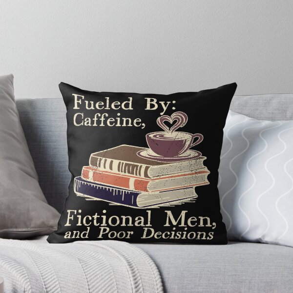 Item preview, Fueled by Caffeine, Fictional Men, and Poor Decisions designed and sold by Leslie Makes Stuff.