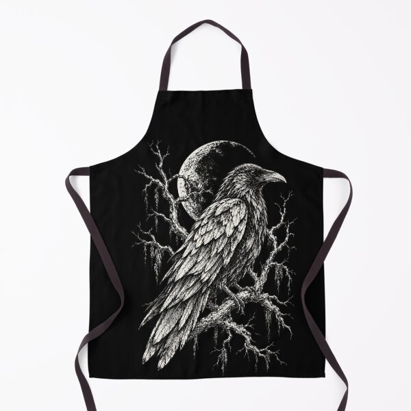 Item preview, Gothic Raven on Bare Branch Beneath Moon designed and sold by ArunikaVelora.