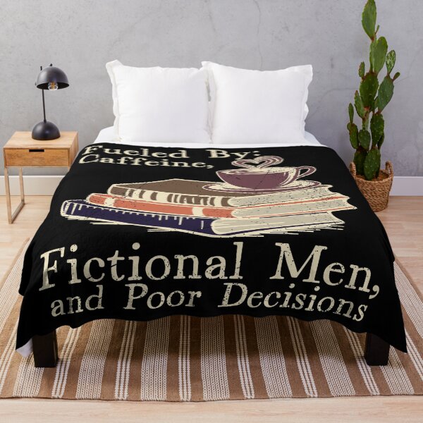 Item preview, Fueled by Caffeine, Fictional Men, and Poor Decisions designed and sold by Leslie Makes Stuff.