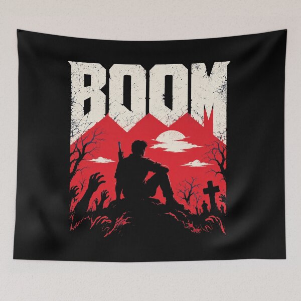 Item preview, Boom Zombie Hunter designed and sold by JonesBinns.