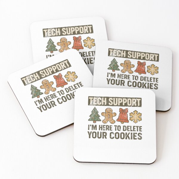 Item preview, Tech Christmas Support Here To Delete Cookies Xmas Men Women designed and sold by ConklinZ.