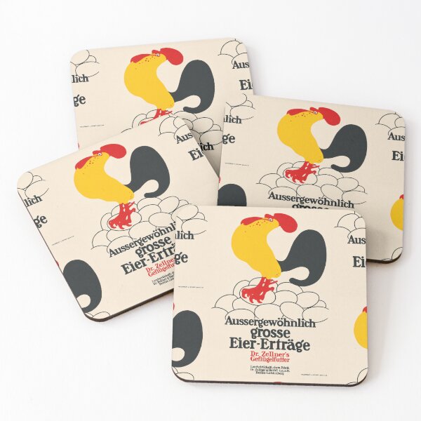 Item preview, Zellner's Geflugelfutter Rooster Advertisement 1910s designed and sold by artofuniverse.