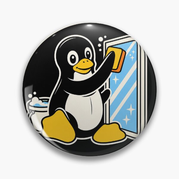 Item preview, Linux Tux penguin meme designed and sold by Olena Du.