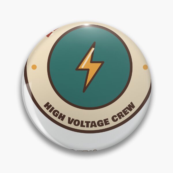 Item preview, Electrician Certified Wire Wizard Retro Badge designed and sold by Walli's.