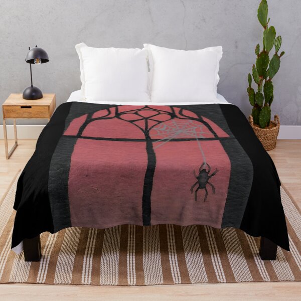 Item preview, Black Widow Spider in Gothic Window designed and sold by Beldridge Original Art.