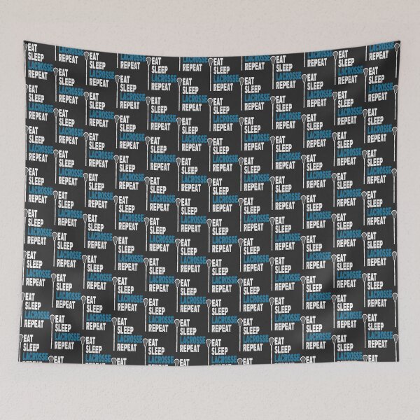Item preview, Eat Sleep Lacrosse Repeat - Lacrosse Lifestyle Design for Players and Fans designed and sold by LealDesign.