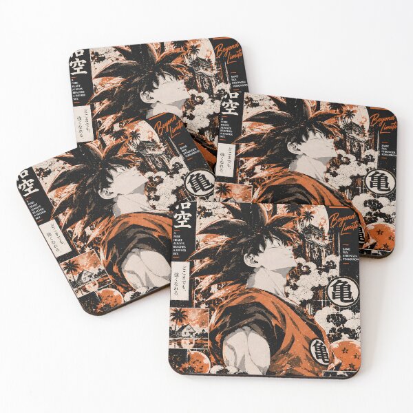 Item preview, Goku Dragon Ball Grunge Manga Anime Art designed and sold by OrionInkVault.
