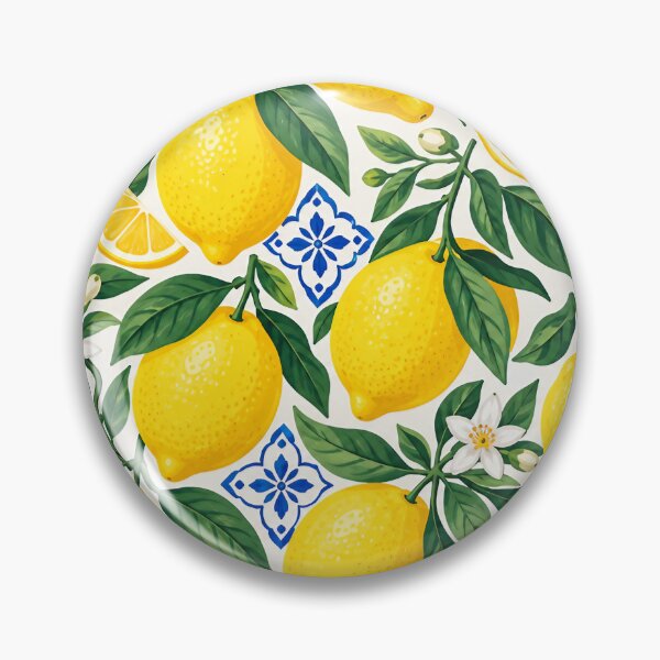 Item preview, Italian Lemon Summer – Amalfi Coast Citrus Seamless Pattern designed and sold by Jandedan.