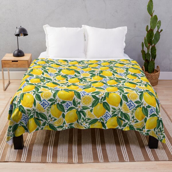 Item preview, Italian Lemon Summer – Amalfi Coast Citrus Seamless Pattern designed and sold by Jandedan.