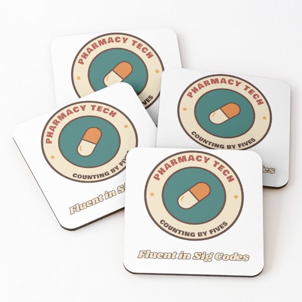 Item preview, Pharmacy Tech Fluent in Sig Codes Retro Badge designed and sold by Walli's.