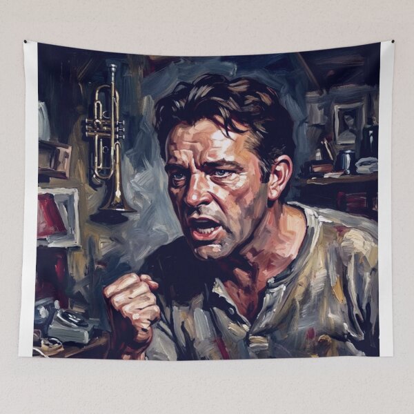 Item preview, British Realism Look Back in Anger Fine Art Tribute designed and sold by Art's Diner.