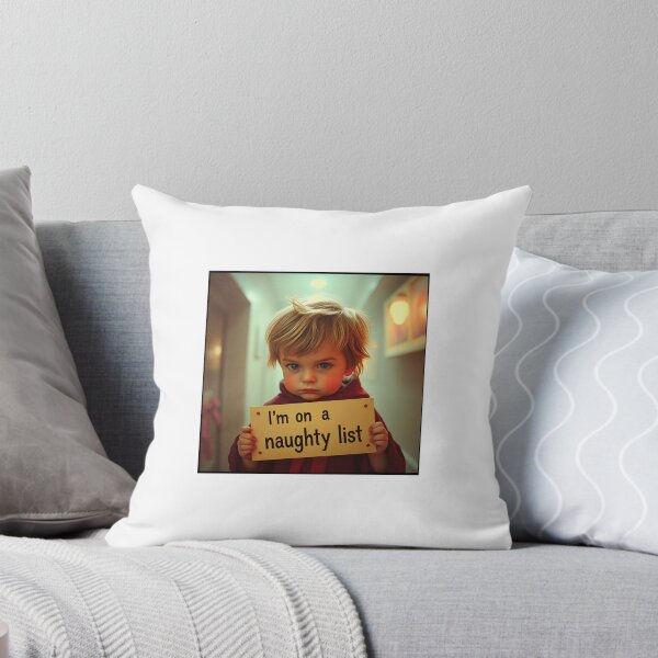 Item preview, Naughty List Retro Christmas Portrait designed and sold by TheGoodShelf7.
