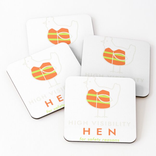 Item preview, High Visibility Hen Funny Backyard Chickens designed and sold by PhoenixTShirtz.