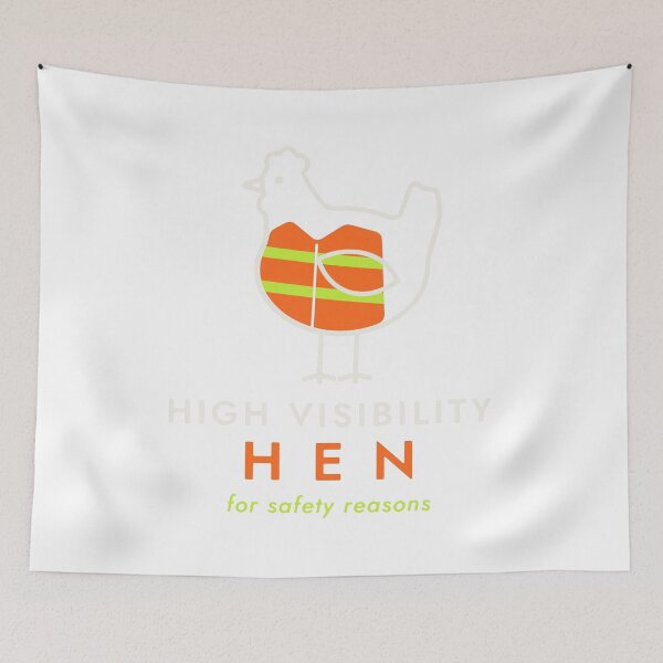 Item preview, High Visibility Hen Funny Backyard Chickens designed and sold by PhoenixTShirtz.