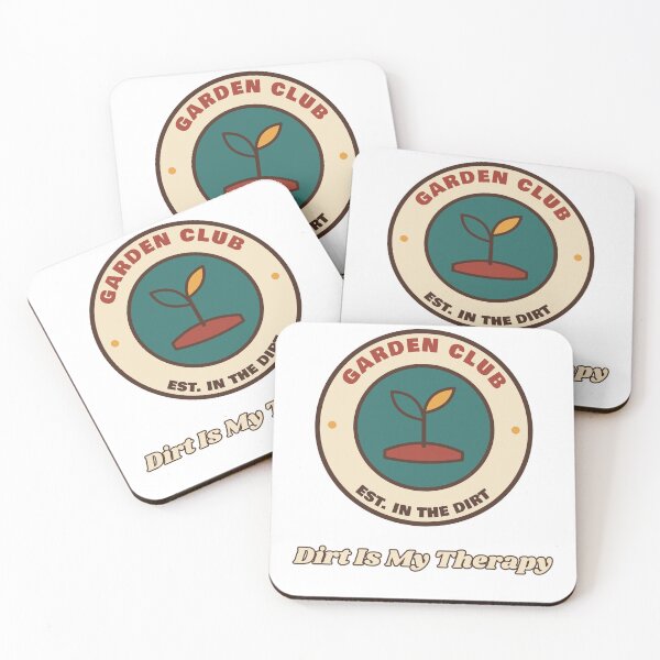 Item preview, Dirt Is My Therapy Garden Club Retro Badge designed and sold by Walli's.