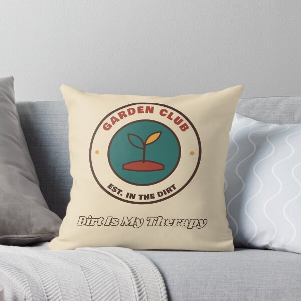 Item preview, Dirt Is My Therapy Garden Club Retro Badge designed and sold by Walli's.