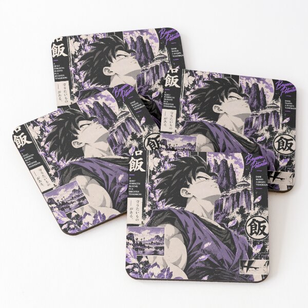 Item preview, Gohan Dragon Ball Grunge Manga Anime Art designed and sold by OrionInkVault.