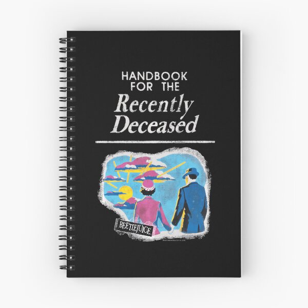 Item preview, Beetlejuice Handbook Recently Deceased Afterlife Graphic Design designed and sold by Christopher Haynes.