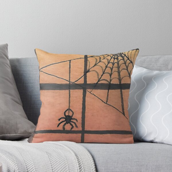 Item preview, Black Widow in Farmhouse Window designed and sold by Beldridge Original Art.