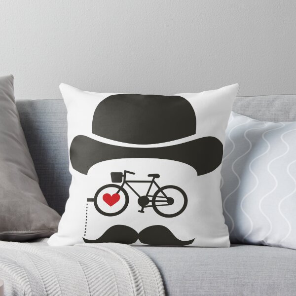 Item preview, Gentleman Bicycle Monocle Mustache Bowler Hat designed and sold by SmokElegancki.