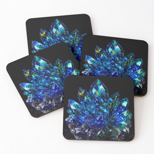 Item preview, Iridescent Labradorite Crystal Cluster - Witchcore Art designed and sold by Vhelir-Art.