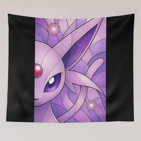 Item preview, Stained Glass Sun Mystic Purple Feline Portrait designed and sold by · GAMING SOUL ·.