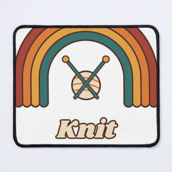 Item preview, Knit Happens Funny Knitting Retro Rainbow Yarn designed and sold by Walli's.