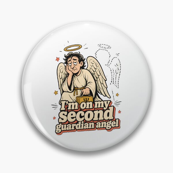 Item preview, I’m on My Second Guardian Angel Funny Angel Humor designed and sold by CutieGalore.