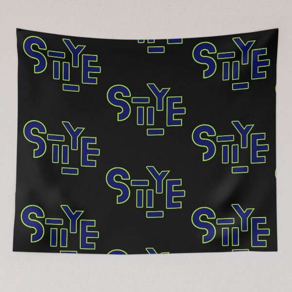 Item preview, Bold STYLE Typography Neon Green and Navy Blue Streetwear Design designed and sold by Detroja Typography.