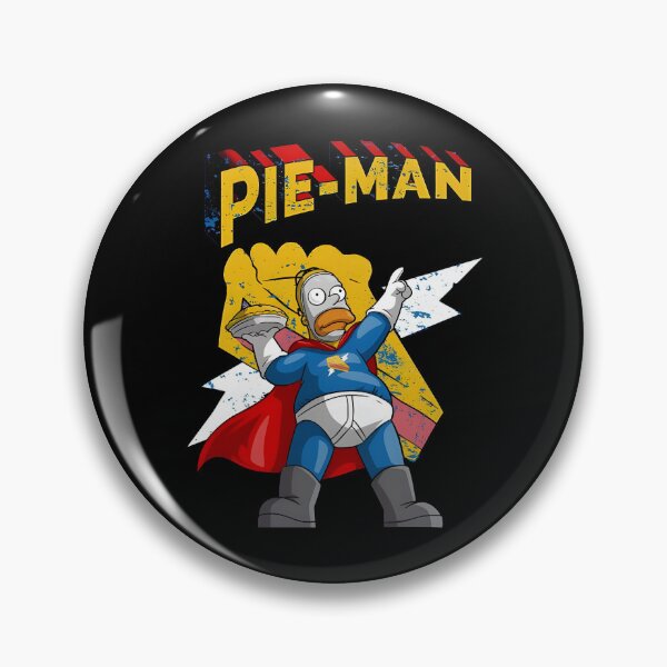 Item preview, PieMan Cartoon Superhero Comedy Parody Art designed and sold by DumpsterJuicee.