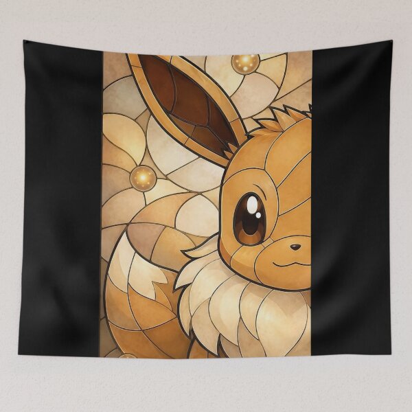 Item preview, Stained Glass Vintage Brown Fox Creature Portrait designed and sold by · GAMING SOUL ·.