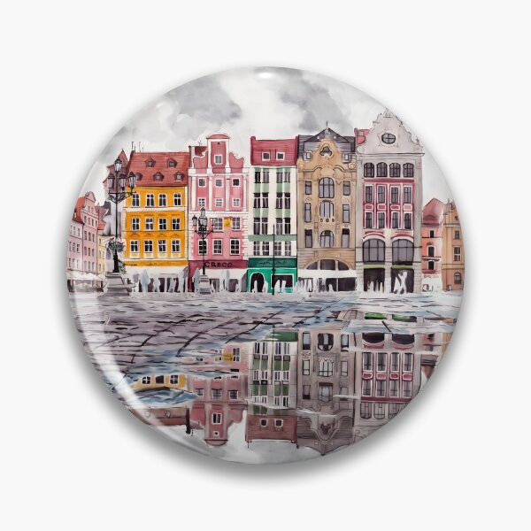 Item preview, Gdansk Poland Wall Art – Historic Cityscape Painting designed and sold by POSTERIOCREW.