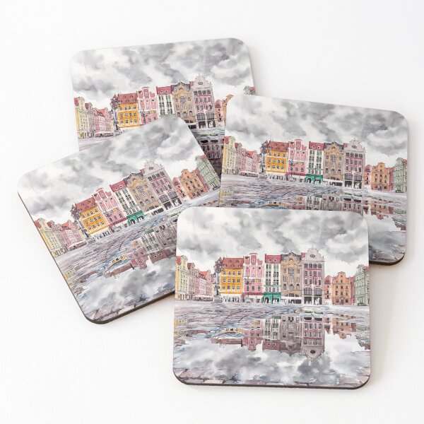 Item preview, Gdansk Poland Wall Art – Historic Cityscape Painting designed and sold by POSTERIOCREW.
