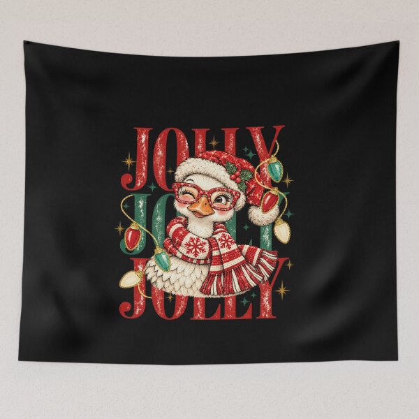 Item preview, Winking Christmas Goose with Glasses and Scarf designed and sold by BancaJone.