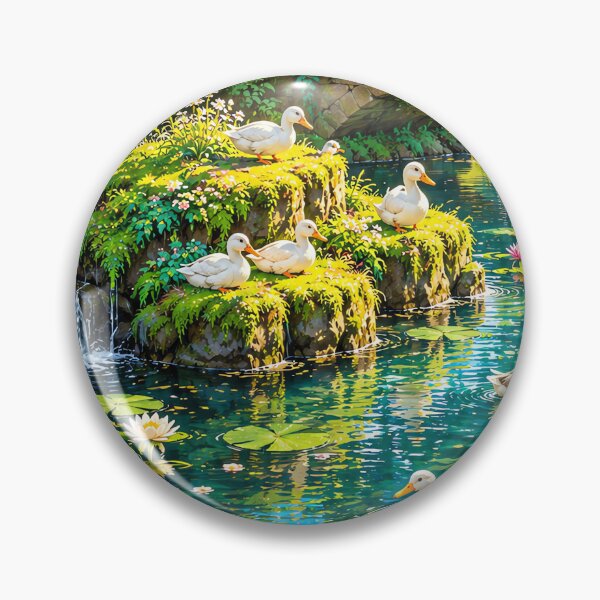 Item preview, Enchanted Woodland Duck Pond Paradise designed and sold by Curio Meridian.
