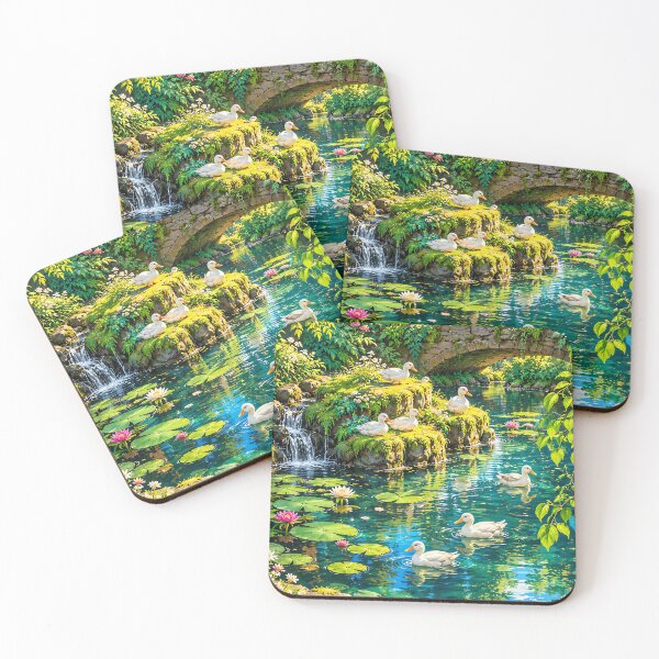Item preview, Enchanted Woodland Duck Pond Paradise designed and sold by Curio Meridian.