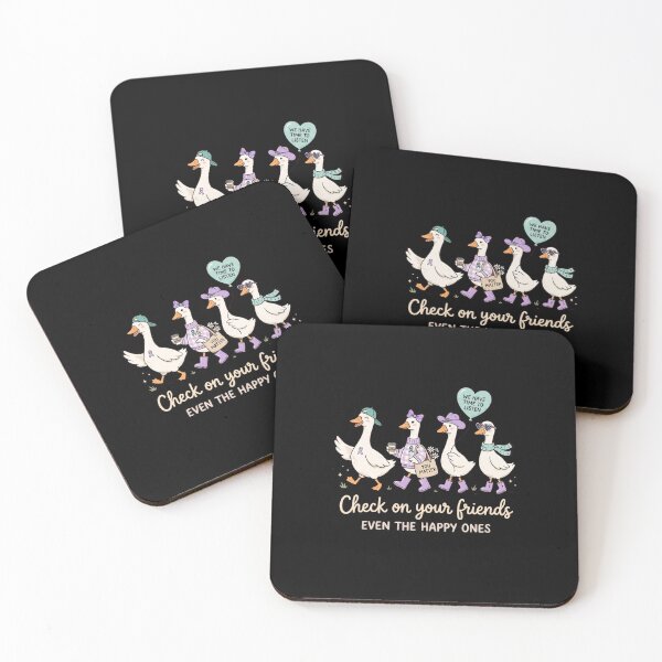 Item preview, Check on Your Friends Cute Geese designed and sold by dudelinart.