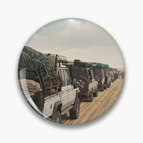 Item preview, Skeleton Coast to Kunene Convoy 4x4 Expedition Namibia Desert Retro Vintage Design Motif designed and sold by strandbar.