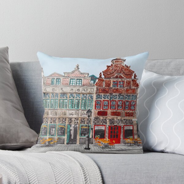 Item preview, Ghent Belgium Wall Art – Historic Cityscape Painting designed and sold by POSTERIOCREW.