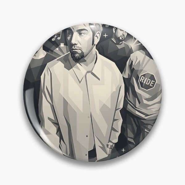 Item preview, Deftones Inspired Grayscale Artistic Design with Abstract Texture designed and sold by Visnity.